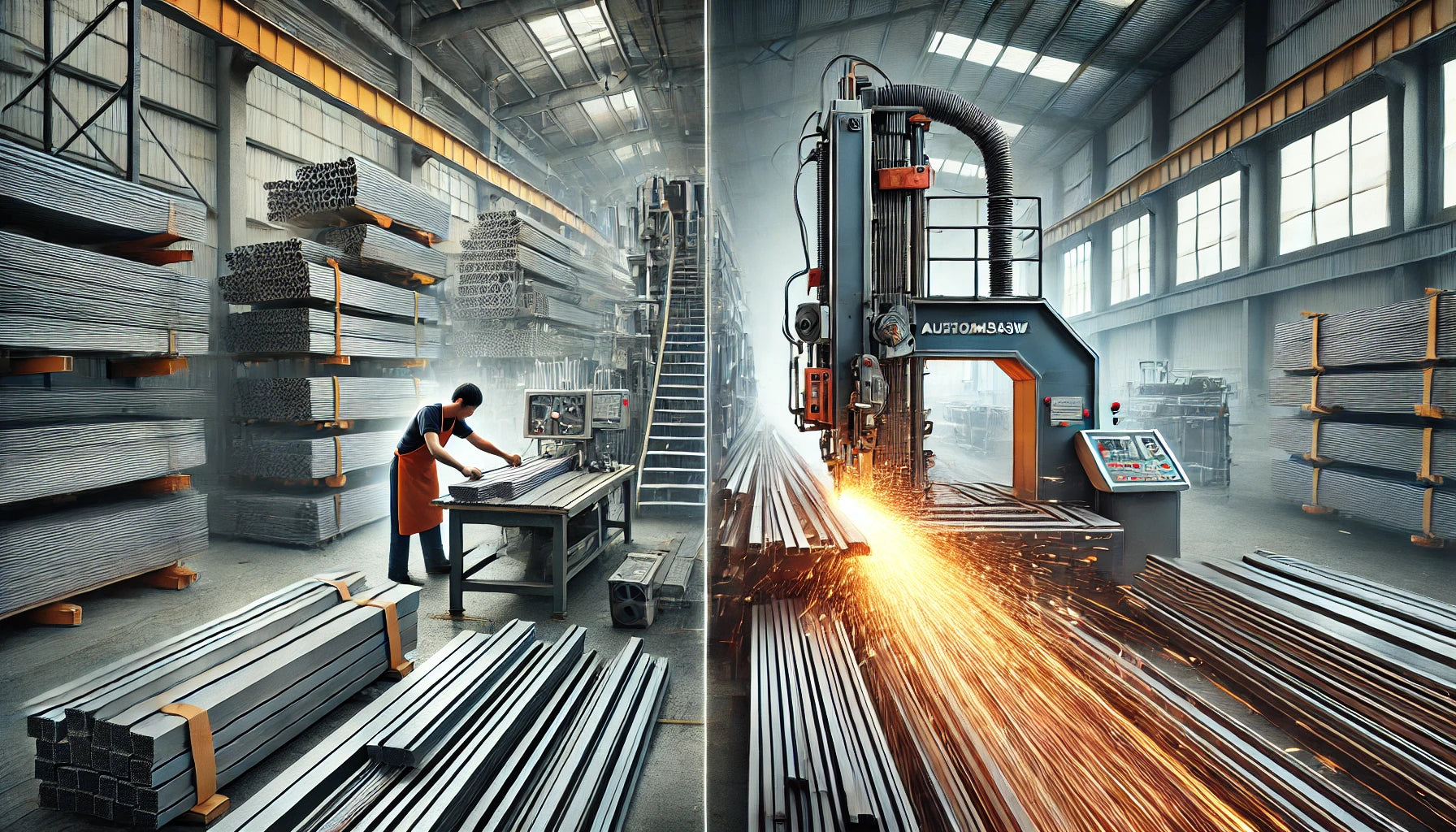 Efficiency Matters: How Automatic Bandsaws Outperform Manual Saws in High-Volume Operations