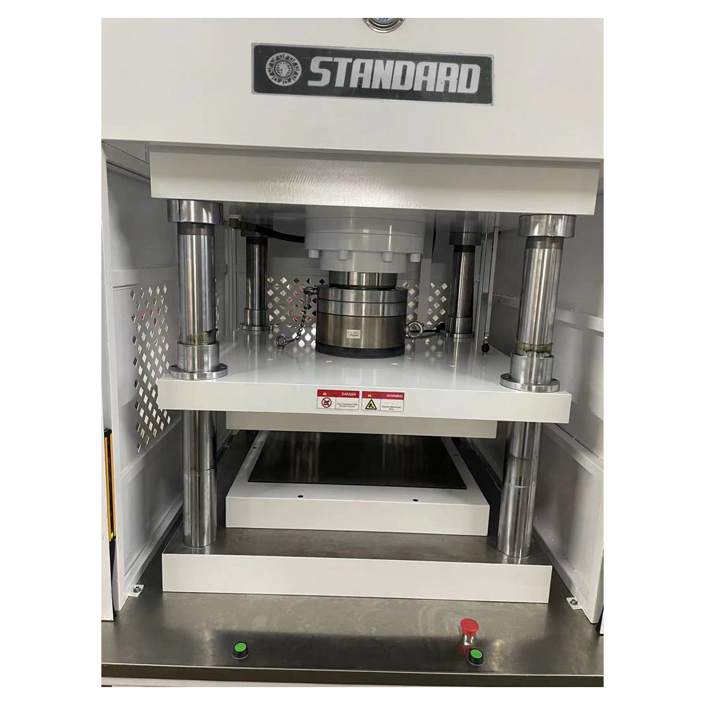 Robust four-column structure of the STANDARD H4H-50 Hydraulic Press ensuring stability and durability during heavy-duty tasks.