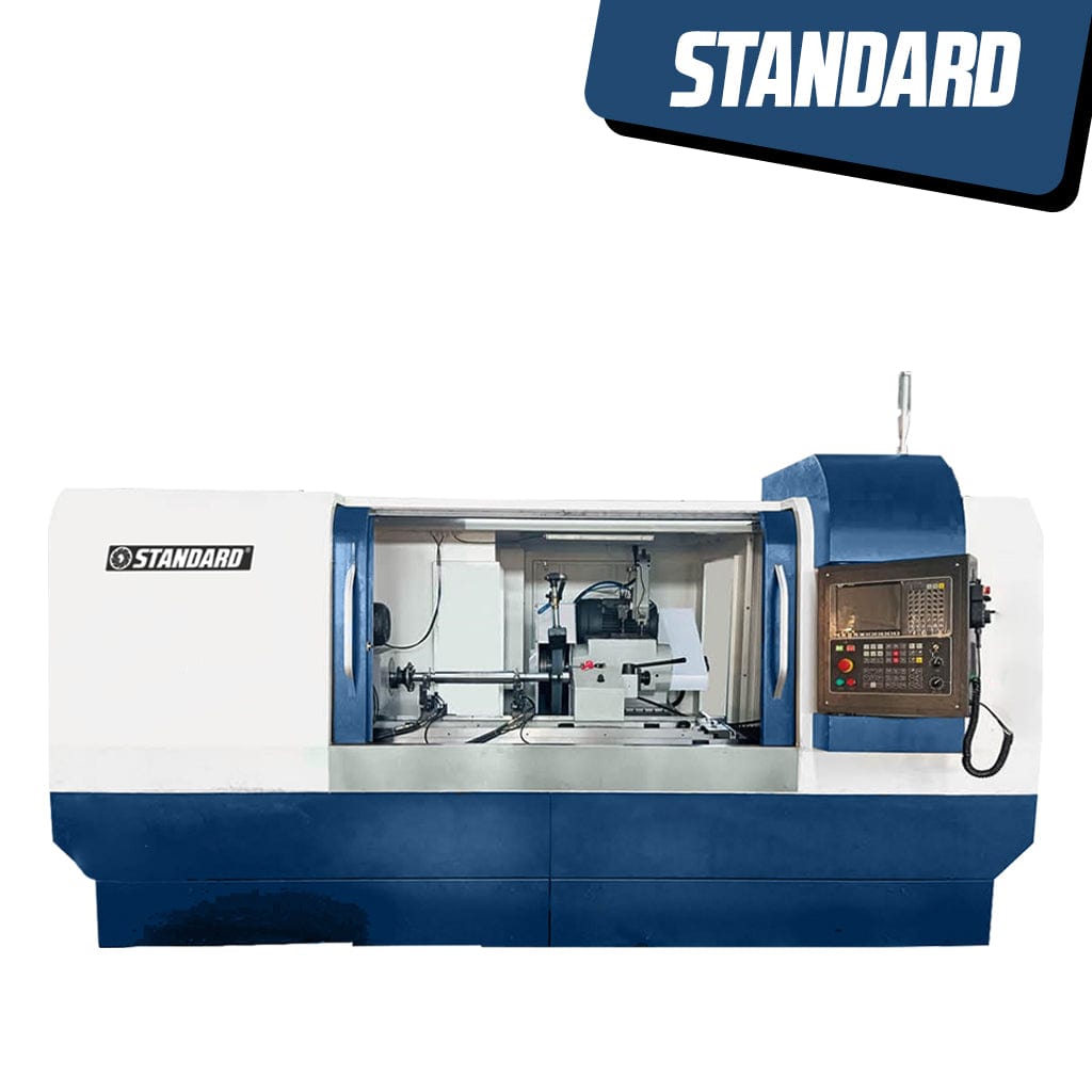 STANDARD EGE-320x1000 CNC cylindrical grinder with Ø320x1500mm capacity and advanced Fanuc Oi CNC control system. Available from STANDARD Direct