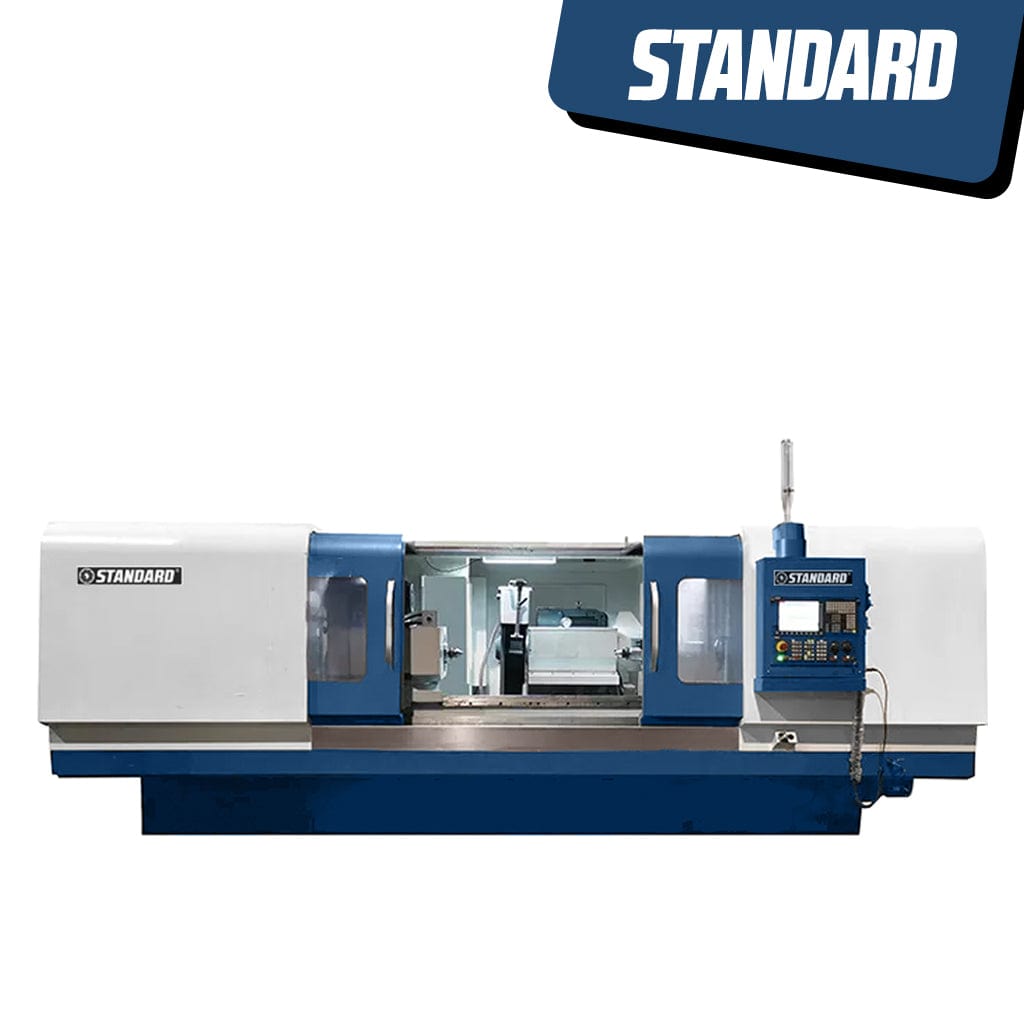 STANDARD EGE-500x3000 CNC cylindrical grinder with Ø500x3000mm capacity and advanced Fanuc Oi CNC control system. Available from STANDARDDirect