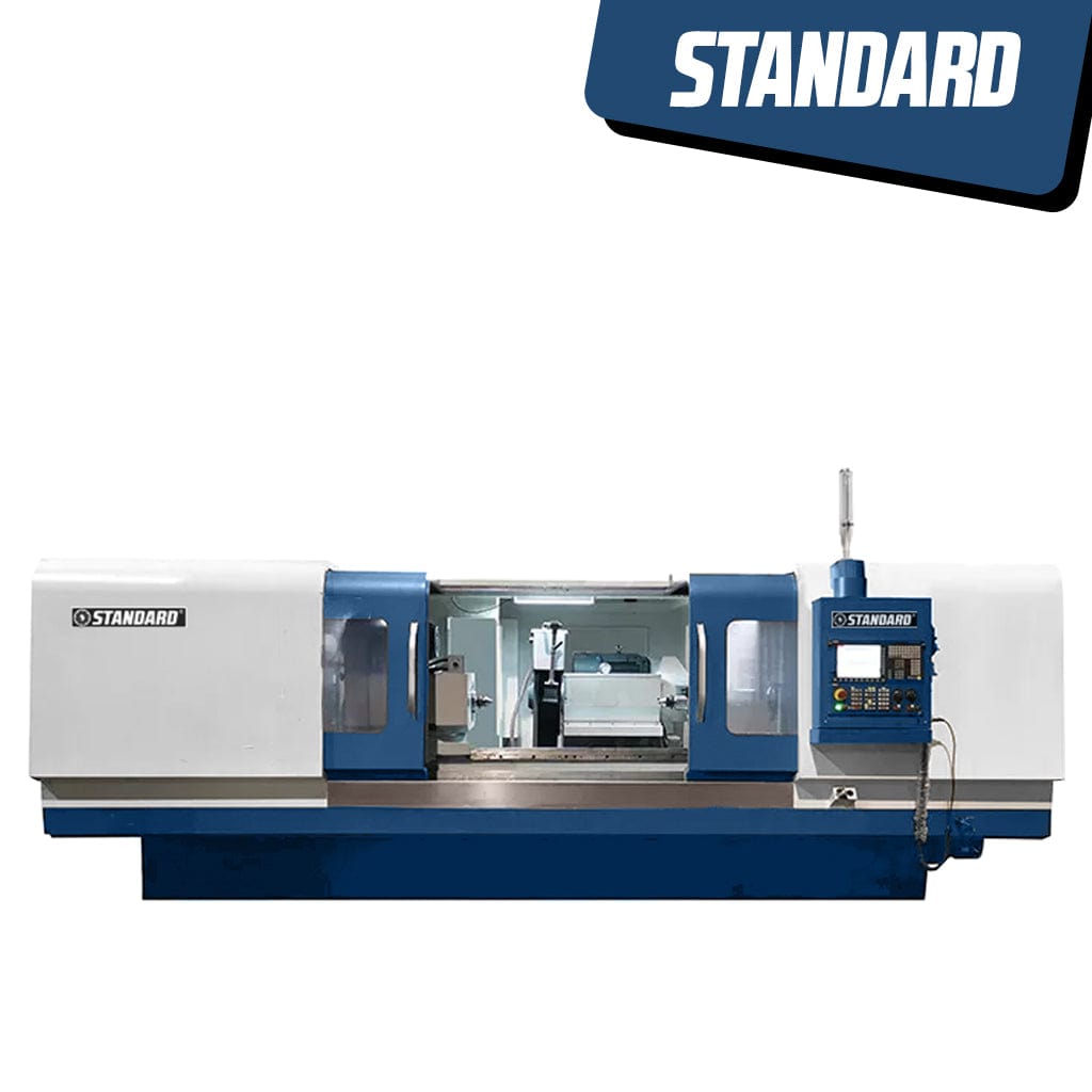 STANDARD EGE-500x4000 CNC cylindrical grinder with Ø500x4000mm capacity and advanced Fanuc Oi CNC control system. Available from STANDARDDirect