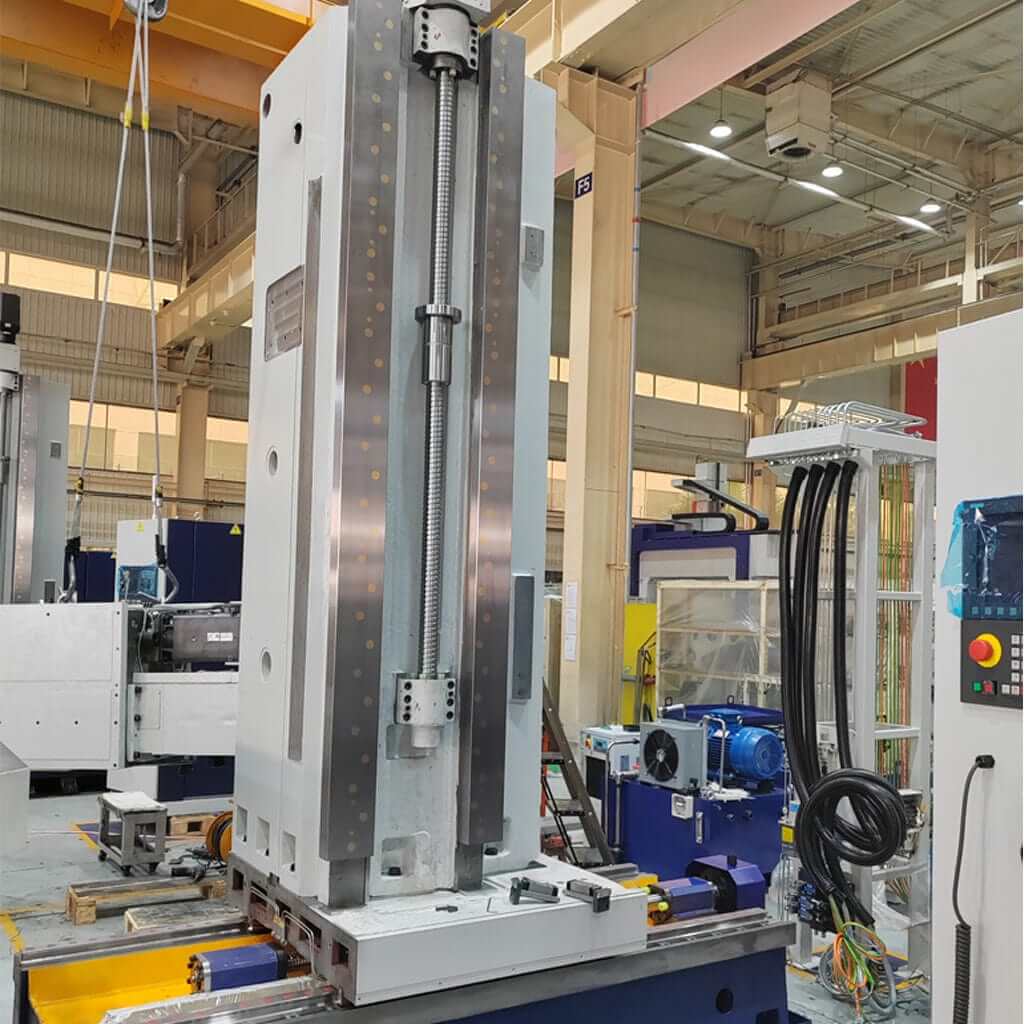 Side view of the STANDARD EHF-130A CNC Horizontal Boring Mill showcasing its robust design.