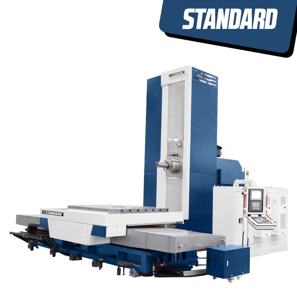 STANDARD EHB-160A CNC Horizontal Boring Mill, featuring a Ø160mm spindle and X, Y, Z, B, W-axis capabilities, suitable for industrial machining processes, available from STANDARD and Standard Direct