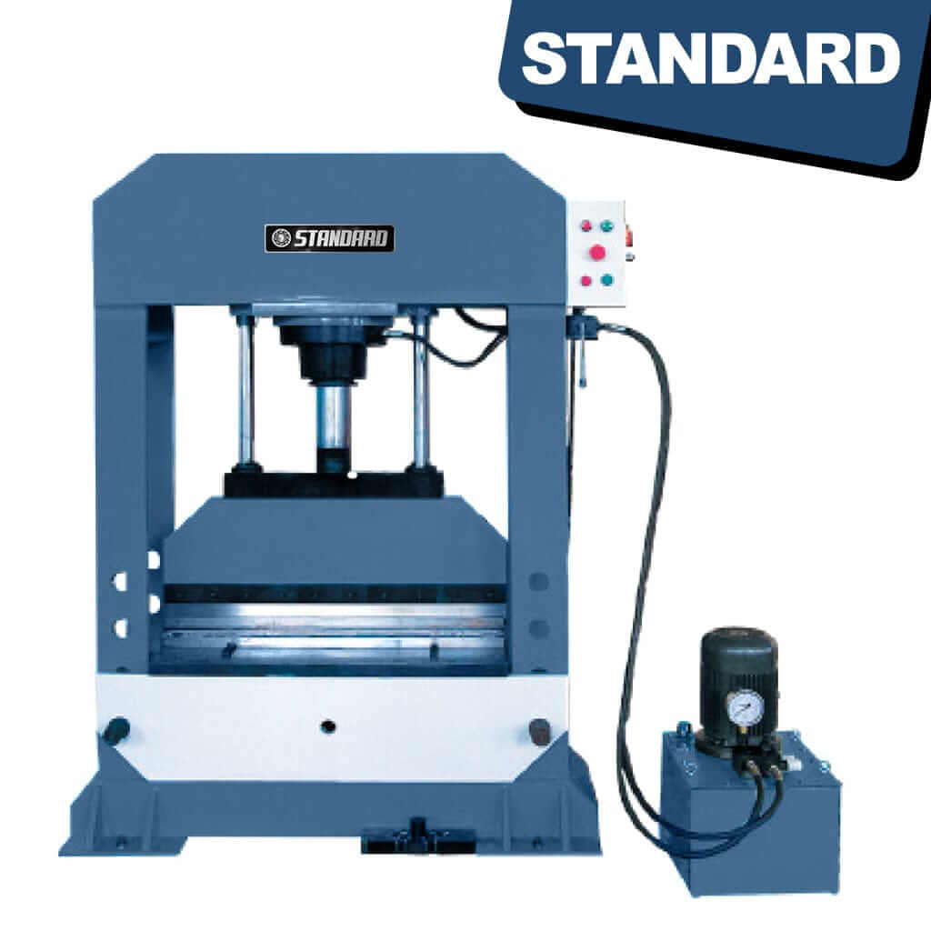 Standard HG-100 Hydraulic Garage Press with Pressbrake Tool, available from STANDARD Machine Tools