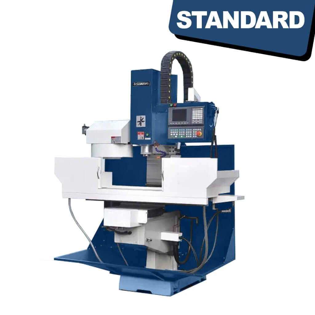 STANDARD EMK-900 Knee Type CNC Mill with GSK Control, available from STANDARD and Standard Direct.